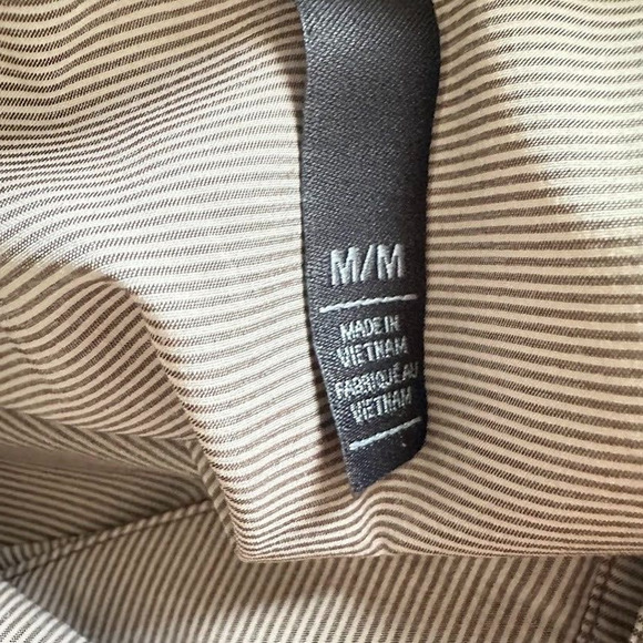 Mountain Hardwear Citypass Popover Shirt Womens Medium Brown Cream Tunic Outdoor - Picture 9 of 11